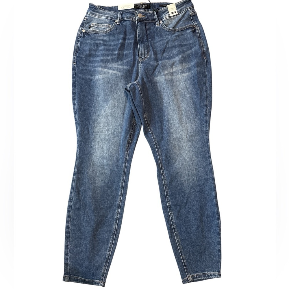 Judy Blue High Rise Tummy Control Top Skinny Stretch Denim Jeans Size 16W NWT